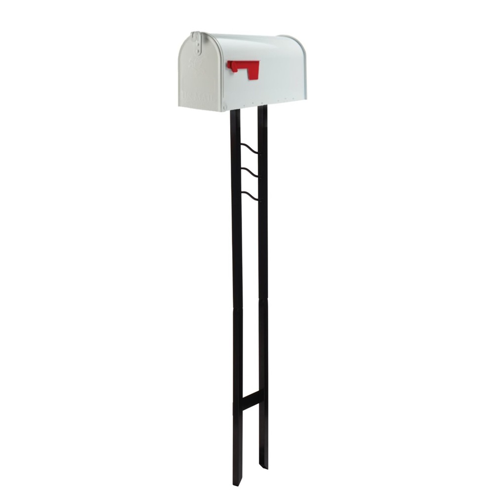 Mailbox-to-Go Weather-Resistant Steel Medium, White