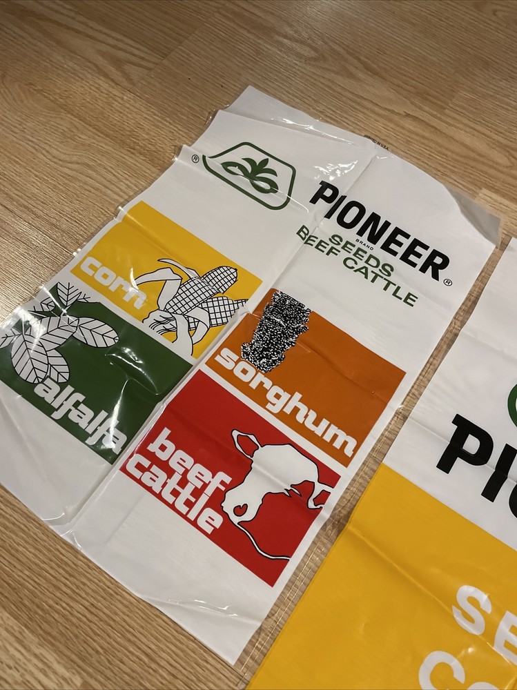 pioneer seed plastic tradeshow bags
