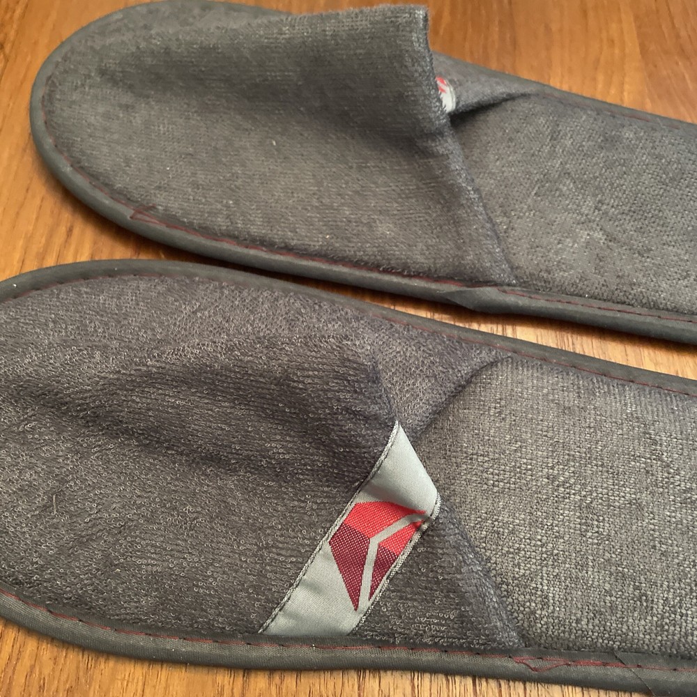 Delta Air Lines First Class Slippers New