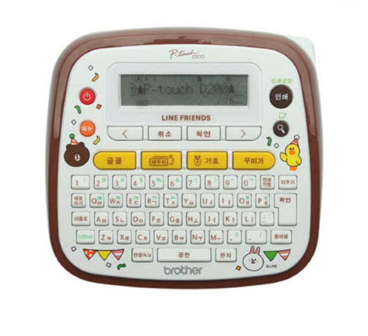 [Brother x Line Friends] Label Printer PTD200LB E/K-Version