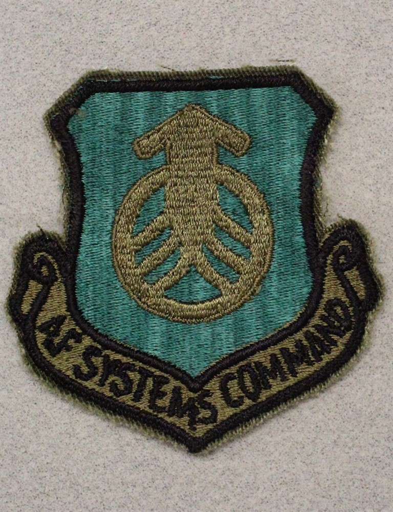 USAF Air Force Patch 127: AF Systems Command - subdued, 3"