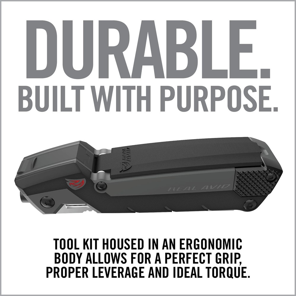 Real Avid Gun Tool Pro, 30-in-1 Gun Multitool for Shotgun Rifles | Includes