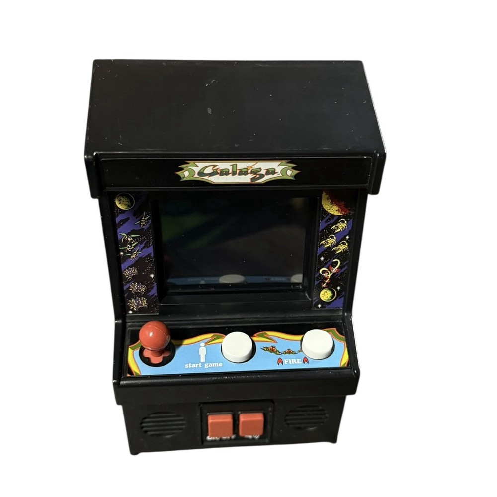 Arcade Classics Galaga Retro Mini Arcade Game Basic Fun 09622 TESTED WORKS 2018