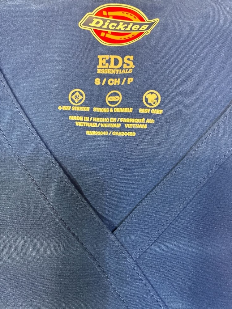 Dickies EDS Essentials Royal Blue Scrub Set Small