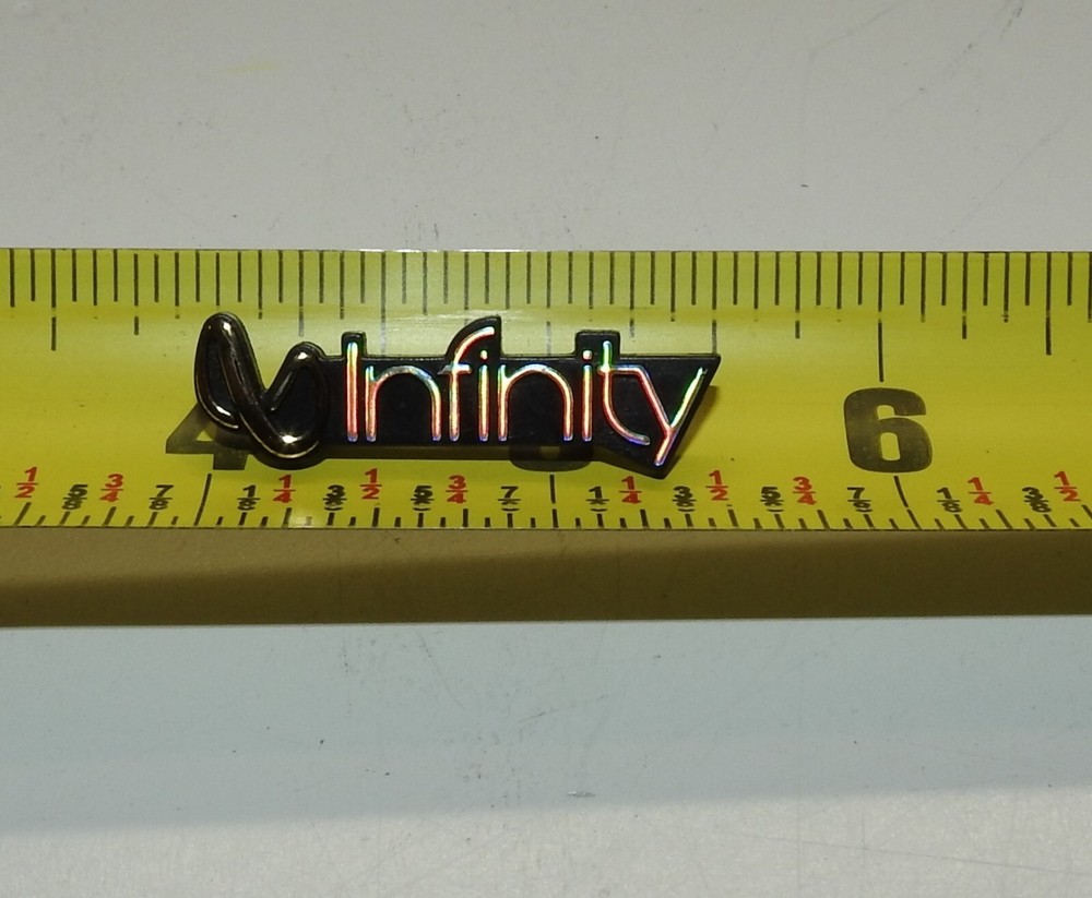 INFINITY PRIMUS 360 BADGE EMBLEM LOGO REMOVED FROM FRONT GRILL