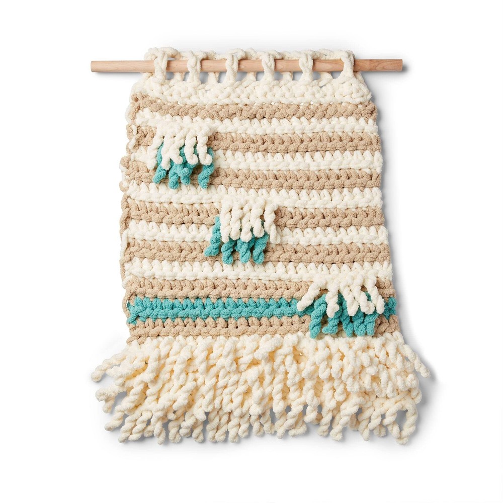 Bernat Blanket Extra Jumbo Yarn 2 Pack White Heavyweight Polyester Chenille