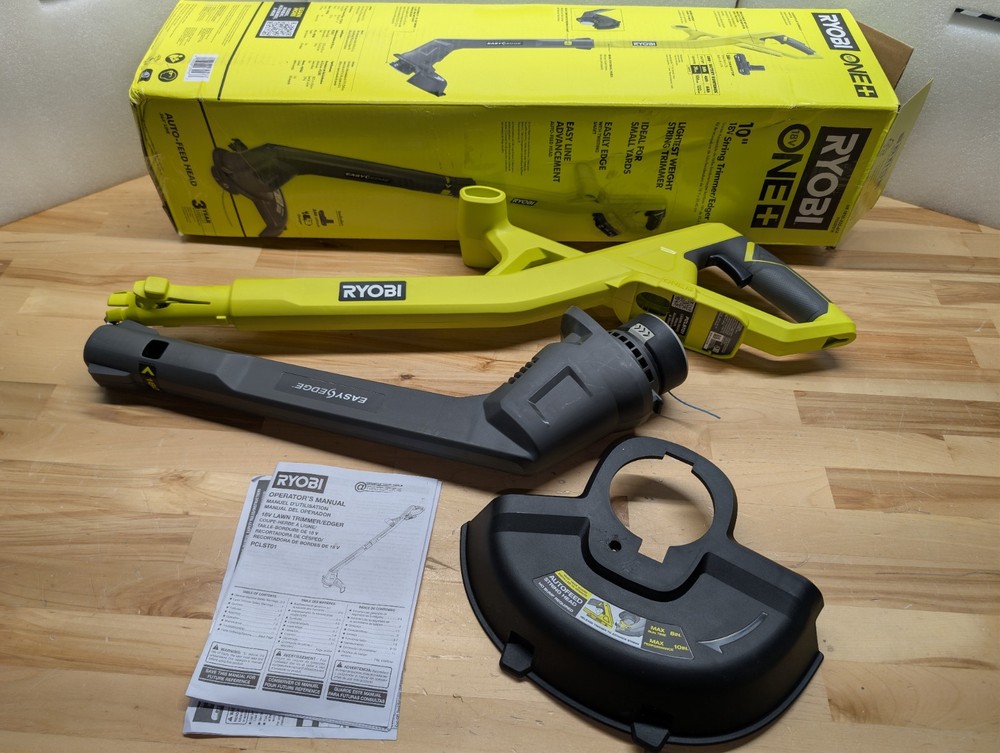 2025 Ryobi PCLST01 ONE+ 18V 10 in. Cordless String Trimmer/Edger (Tool Only)