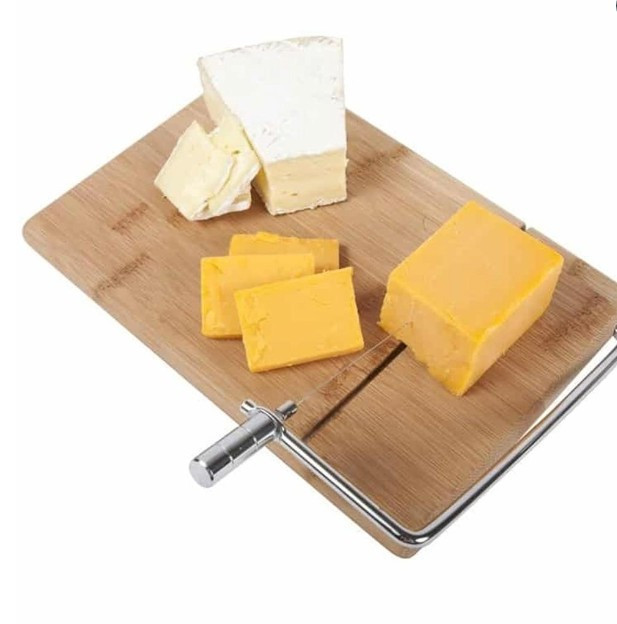 Core Bamboo 10" Classic Cheese Board And Slicer 100% Bamboo