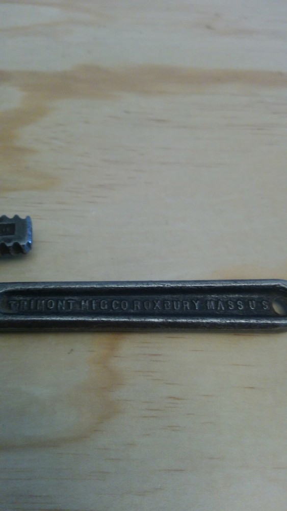 Vintage TRIMO 6" Adjustable Plumbing Wrench, Trimont Mfg