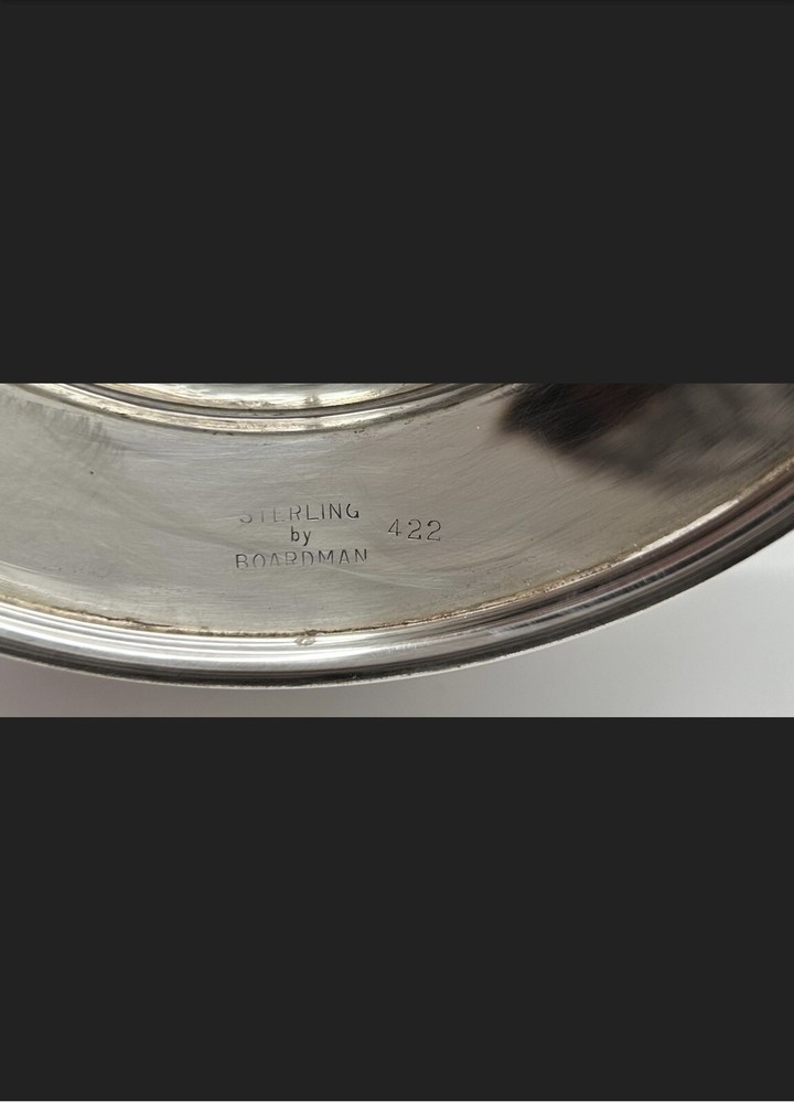 Boardman Sterling Pedestal Round Candy Dish/Bowl