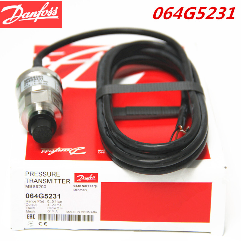 1pcs Danfoss Pressure Transmitter Sensor MBS9200 064G5231 0-0.1bar