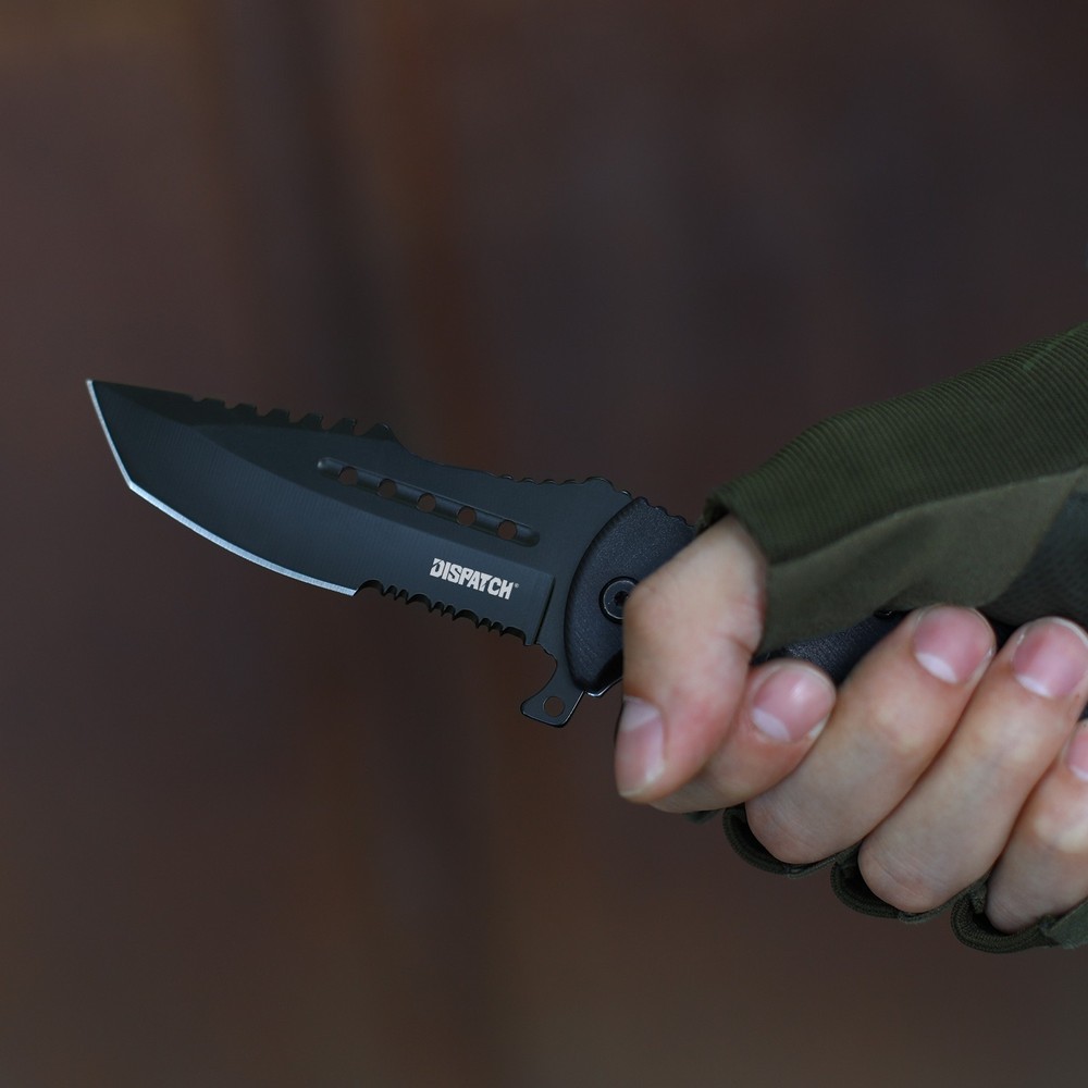 8" SPRING OPEN ASSISTED TACTICAL FOLDING POCKET KNIFE EDC Blade Tactical Tool