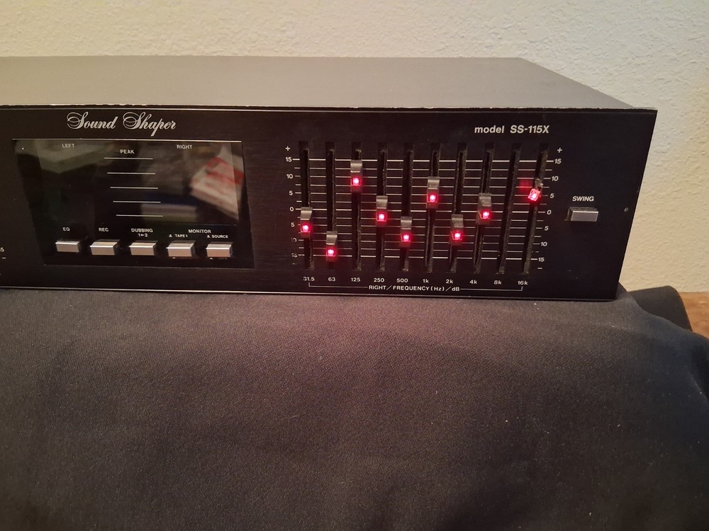 ADC SOUND SHAPER SS-115X 10 BAND FREQUENCY EQUALIZER