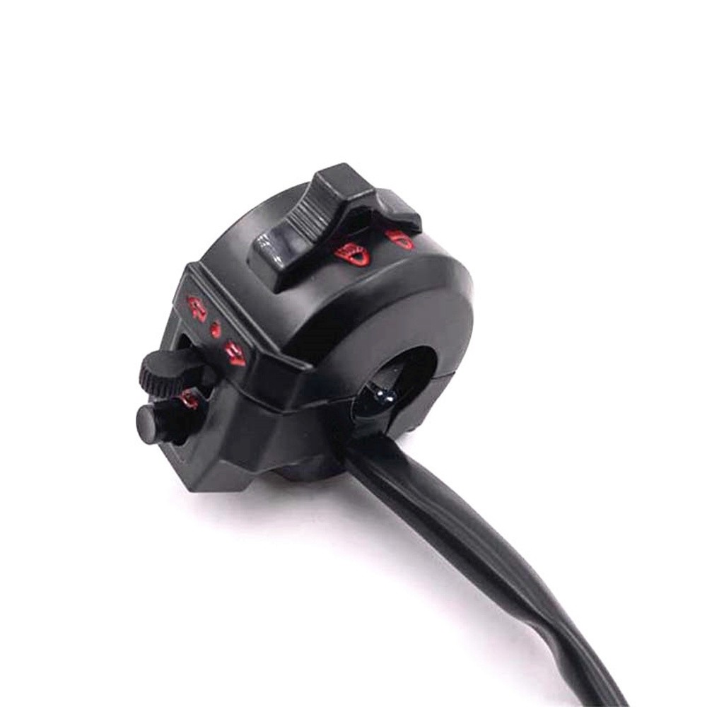 7/8" Left Hand Switch Control Turn Signal Headlight Horn Light for Motorcycle
