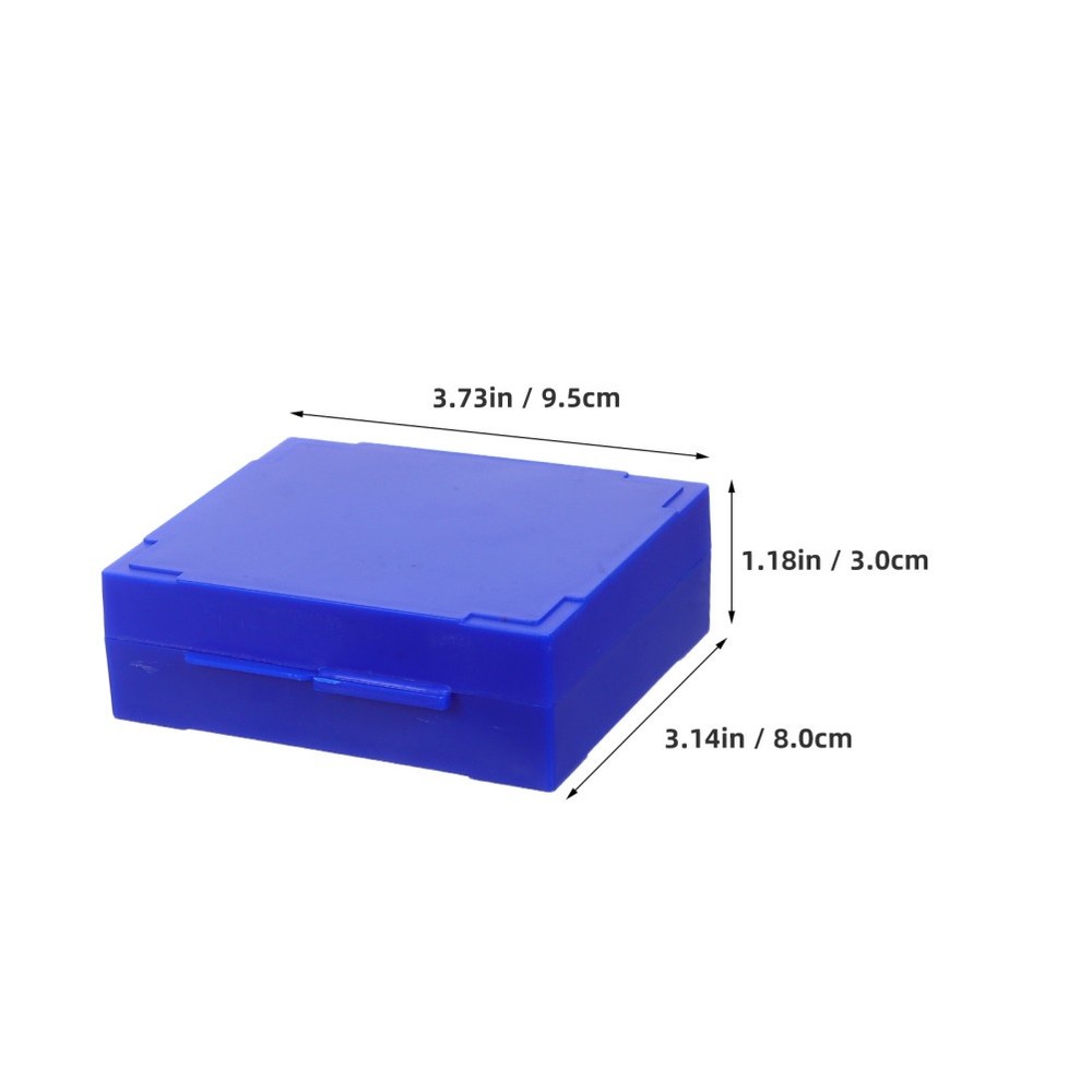 4 Pcs Microscope Accessories Slide Case Plastic Rectangle Holder Storage