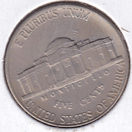 1991 Jefferson Nickel Unc