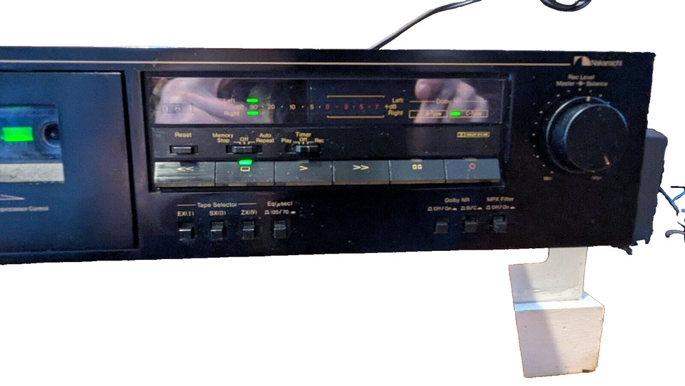 Nakamichi CR-1A 2 Head Cassette Deck -Tested w/ Video!
