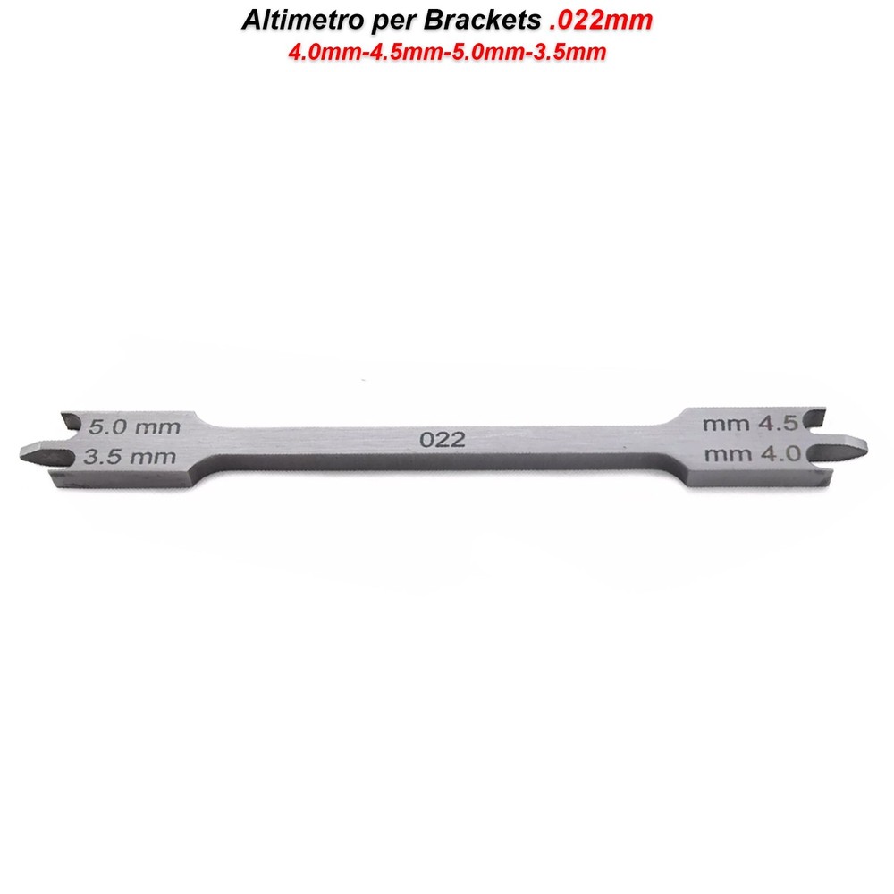 Altimeter Mount Positioning Gauge for Orthodontic Meter Bracket