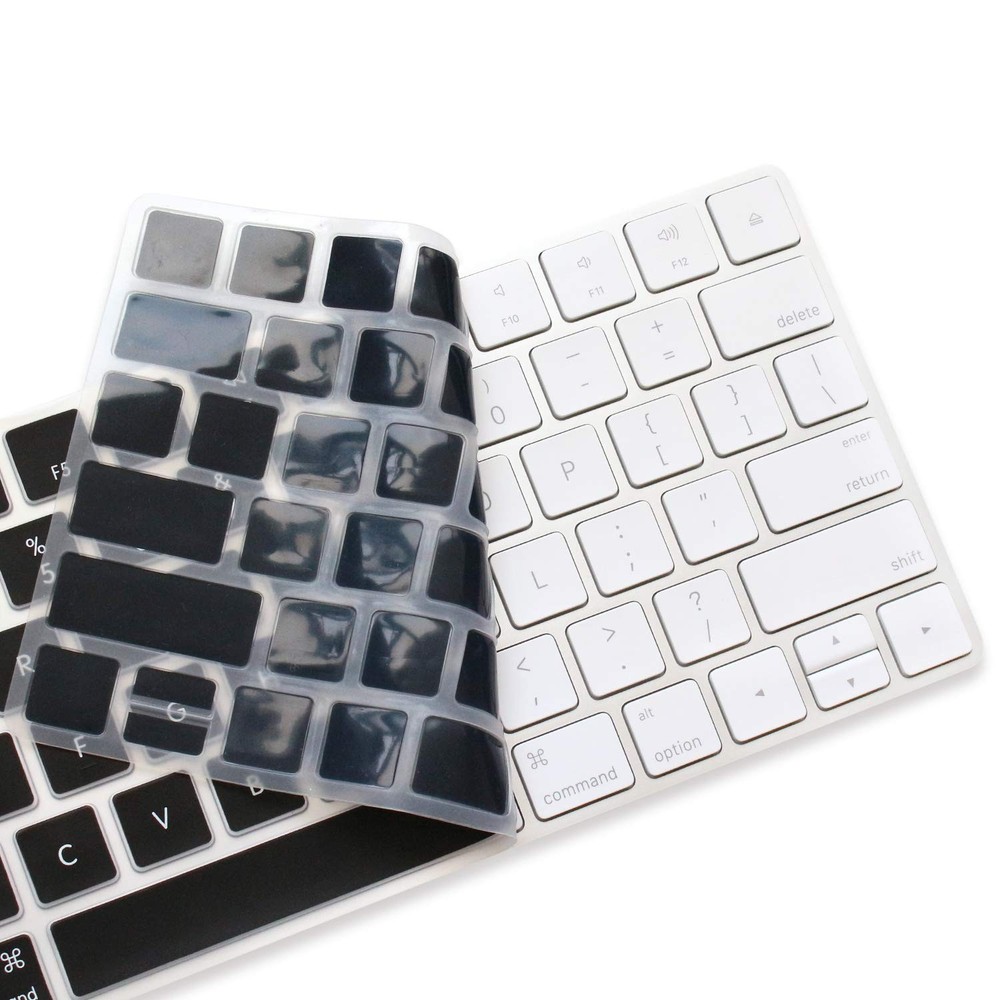 Ultra Thin Silicone Keyboard Protector Black for Magic Keyboard (MLA22LL/A)