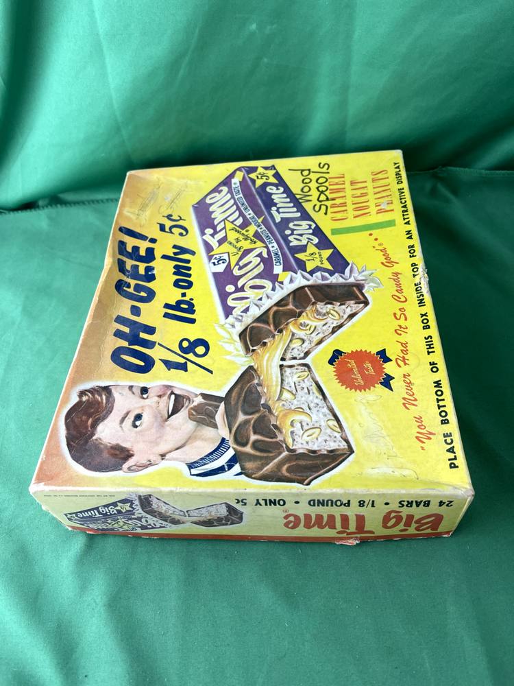 Vintage 1950s Hollywood's Big Time Candy Box Empty General Store