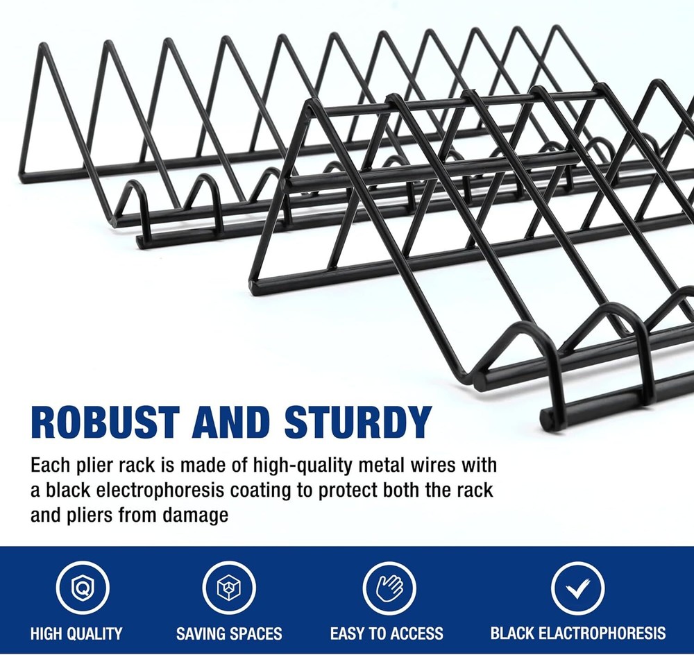 WORKPRO 2-Pack Plier Organizer Rack, Tool Box Storage and Organization Holder