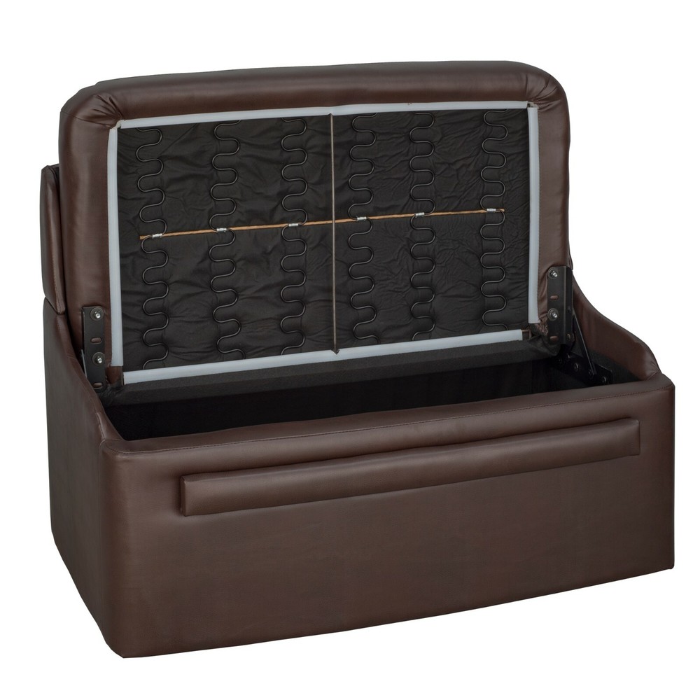 36" RV Dinette Booth Seating Dining Seats with Storage Convert To Bed