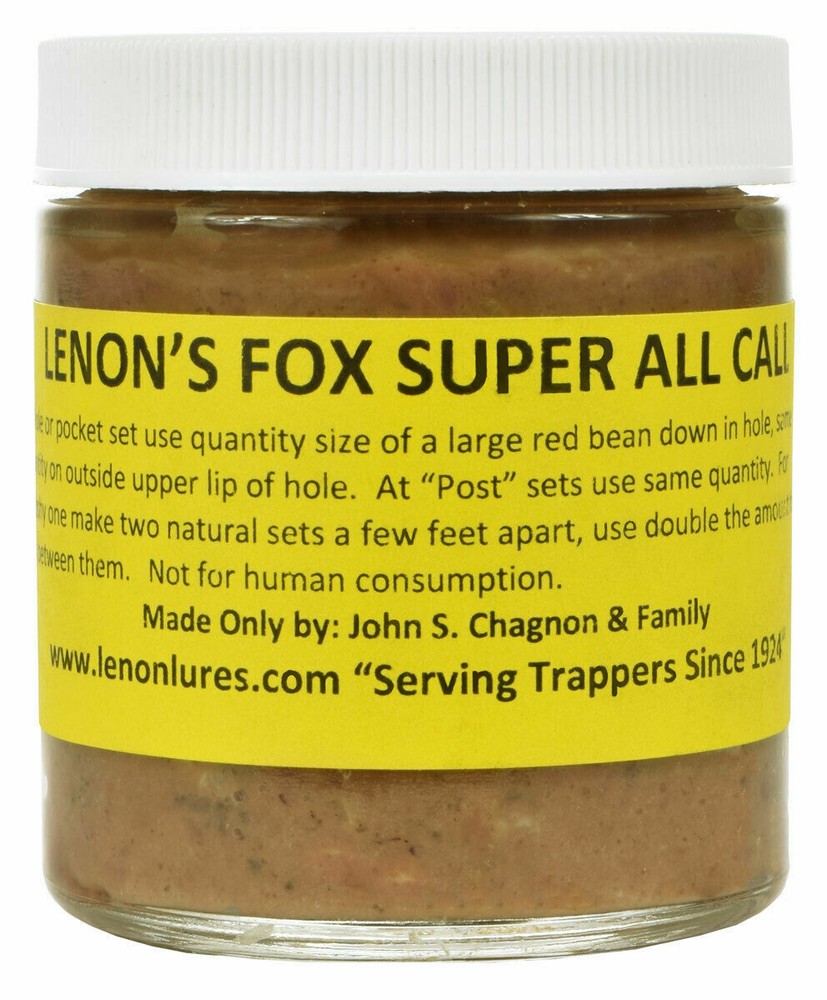Lenon's Red Fox & Grey Fox Super All Call - Fox Lure / Scent 4 oz. Bottle