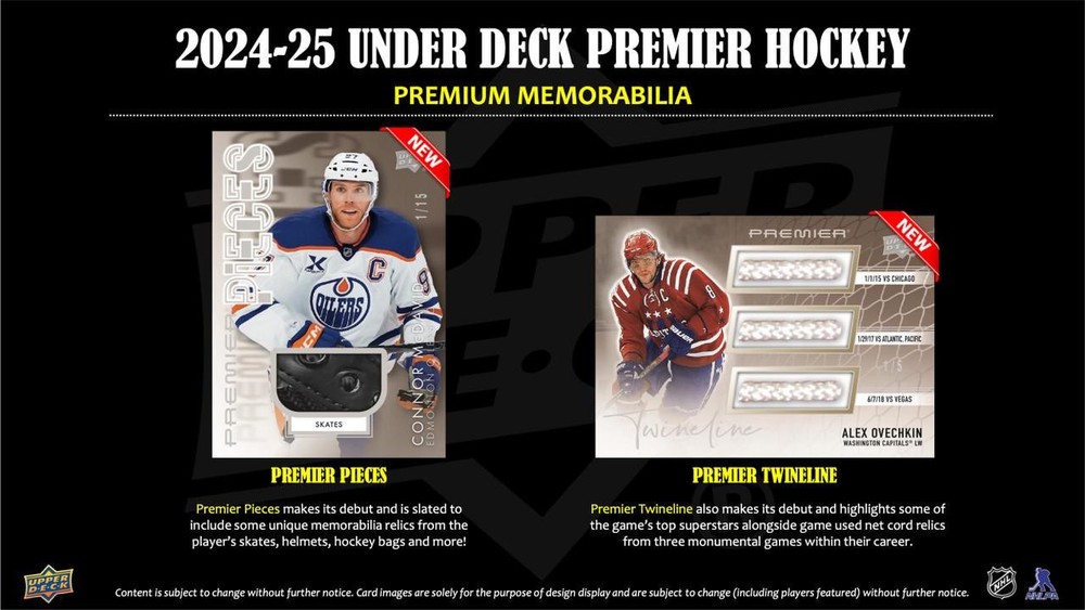 2024/25 Upper Deck Premier Hockey Hobby Box