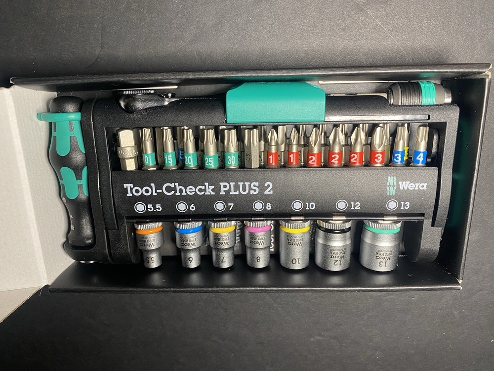 Wera Tool Check Plus 2 39pc Metric Small Portable Tool Set Bikes Motorcycle