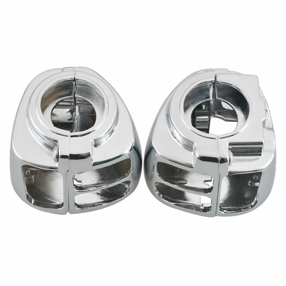 For Harley Softail Fat Boy 2011-2018 Chrome Switch Housing & 6pcs Button Cap US