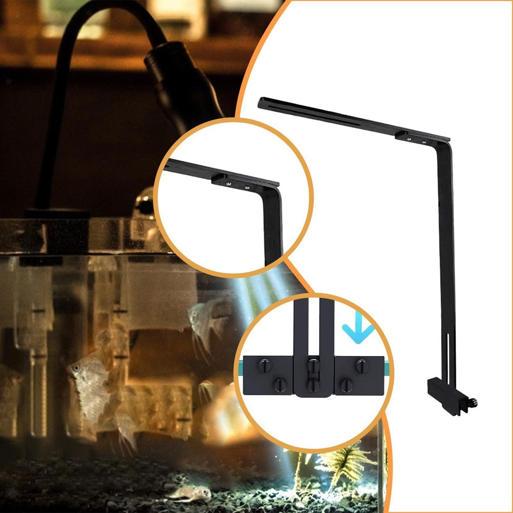 Fish Tank Light Rack Aquarium Lamp Stand Easy Installation Stable Support Fish