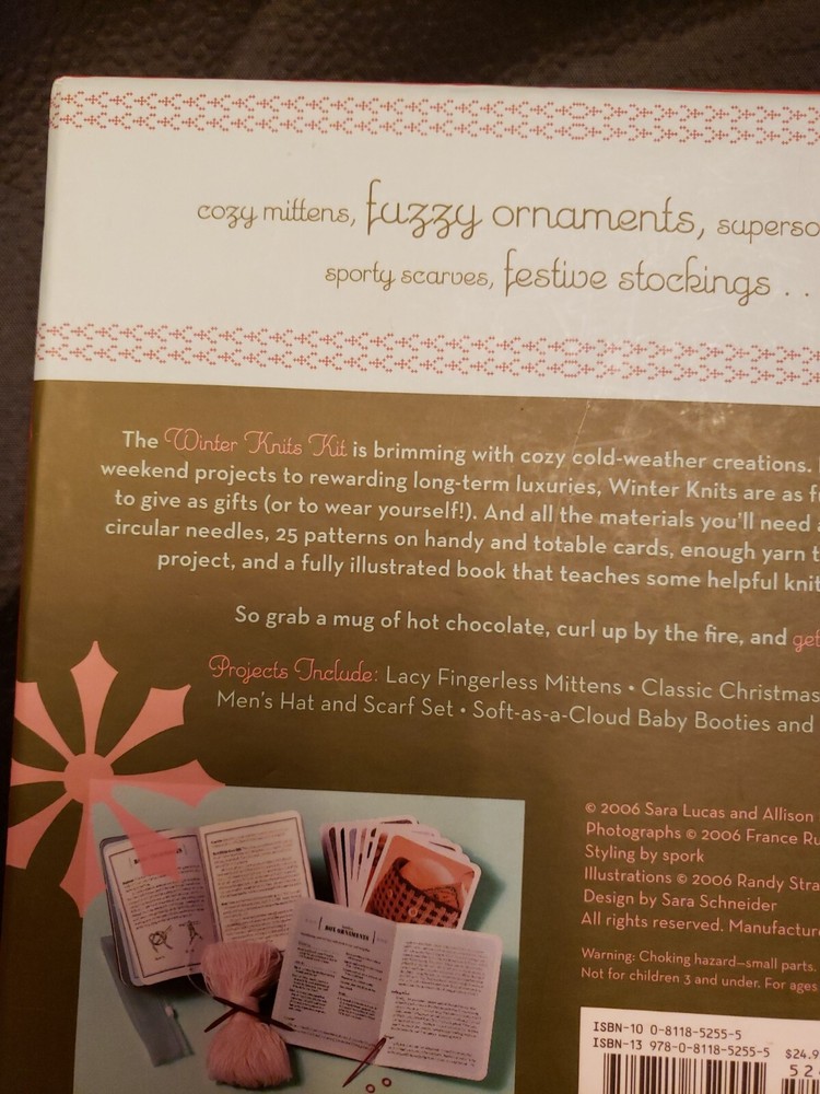 Winter Knits Kit 25 Cold-Weather Patterns-Tools