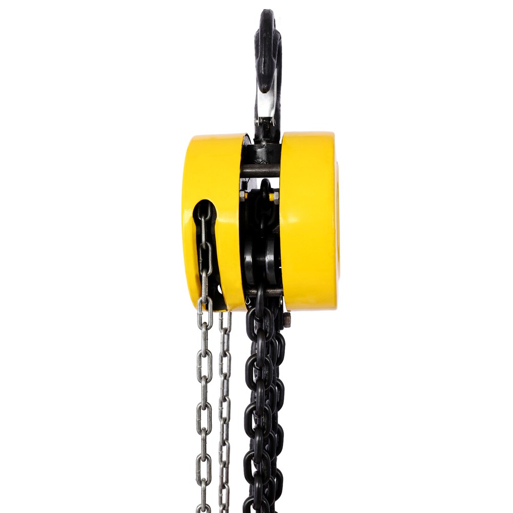 Chain Hoist 6600 LBS Capacity 10FT Manual Chain Fall for Warehouse Building