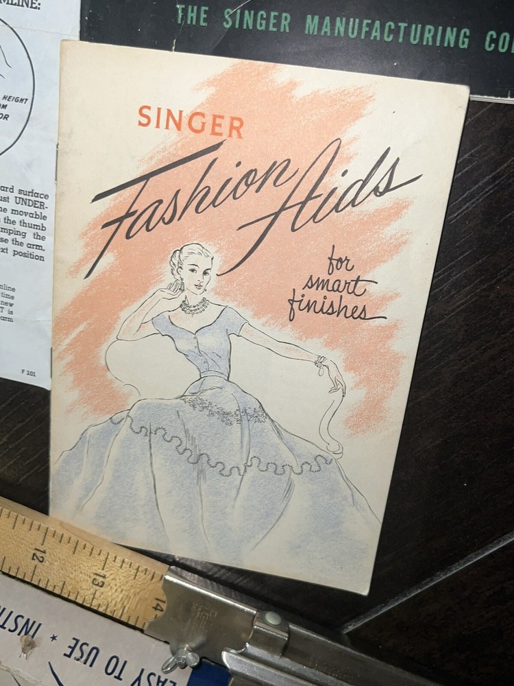 Singer Automatic Zigzagger Attachment 160985 fit 221 & Stitch Patterns Set #2