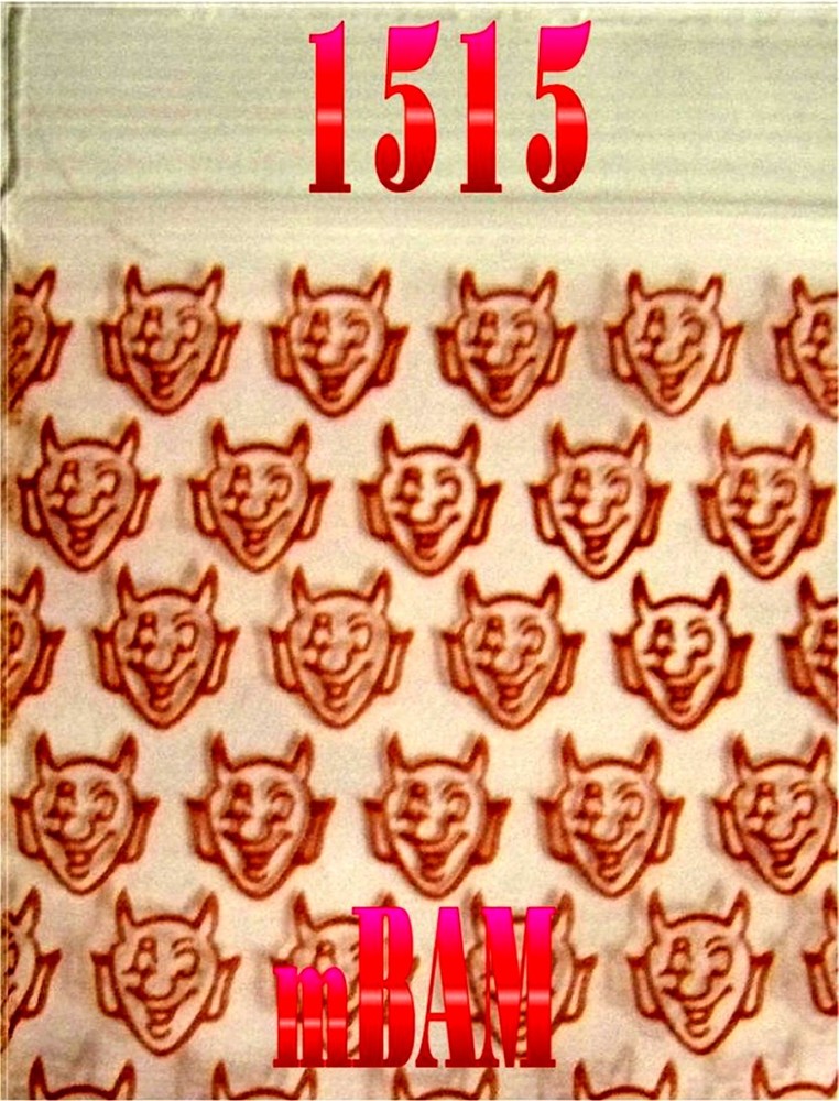 100 PACK RED DEVILS 1515 Apple Zip Baggies  1.5X1.5" POLYBAGS DEVIL