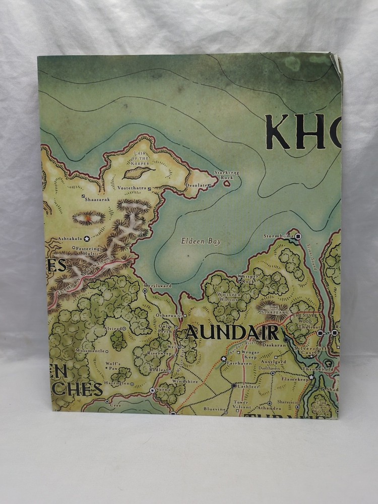 *Map Only* Dungeons And Dragons 4th Edition Eberron Khorvaire Map