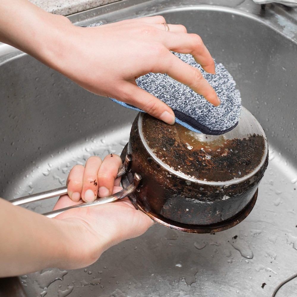 Multi-Purpose Sponges Kitchen by Scrub-It - Non-Scratch Microfiber Sponges