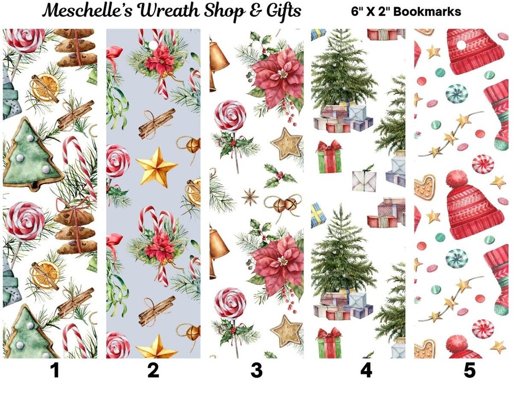 Christmas Themed Bookmarks