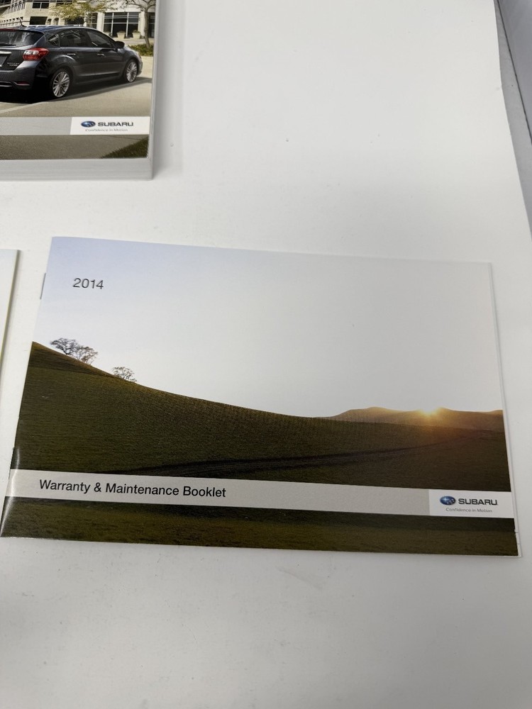 2014 Subaru Impreza Owners Manual OEM Set