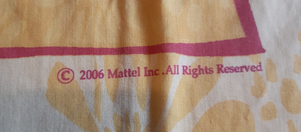 Barbie pillowcase. 2006