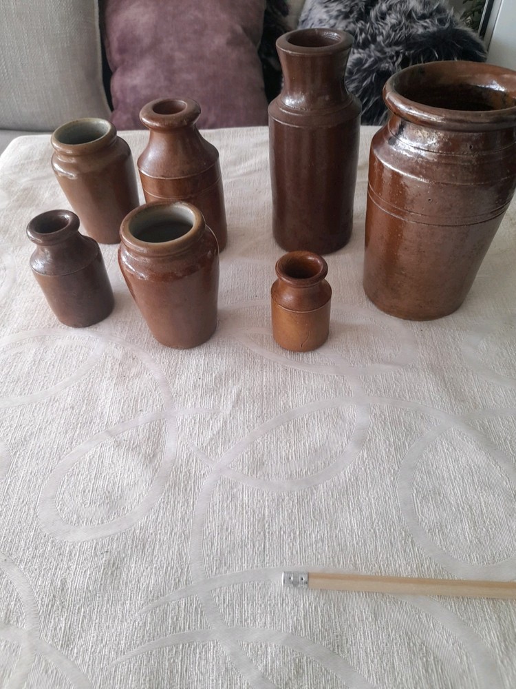 Salt Glazed Storage 19th/20th Century Jars