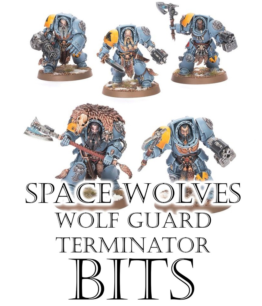 Warhammer 40k Space Marine Space Wolves Wolf Guard Terminator Bits