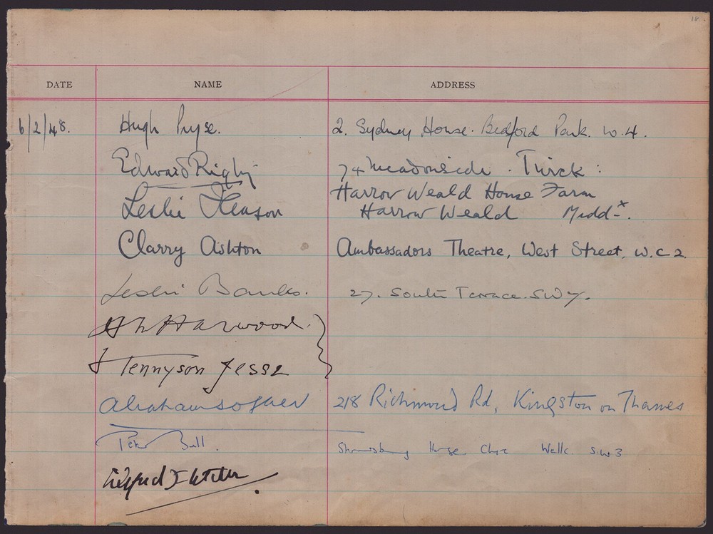 ROBERT MORLEY - AUTOGRAPH WITH CO-SIGNERS