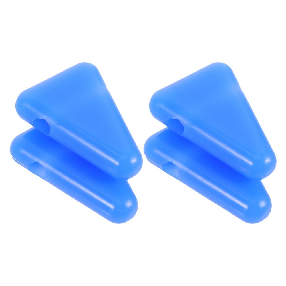 4 Pcs Tuning Fork Replace Supply Accessories Stand Triangle Silicone Base