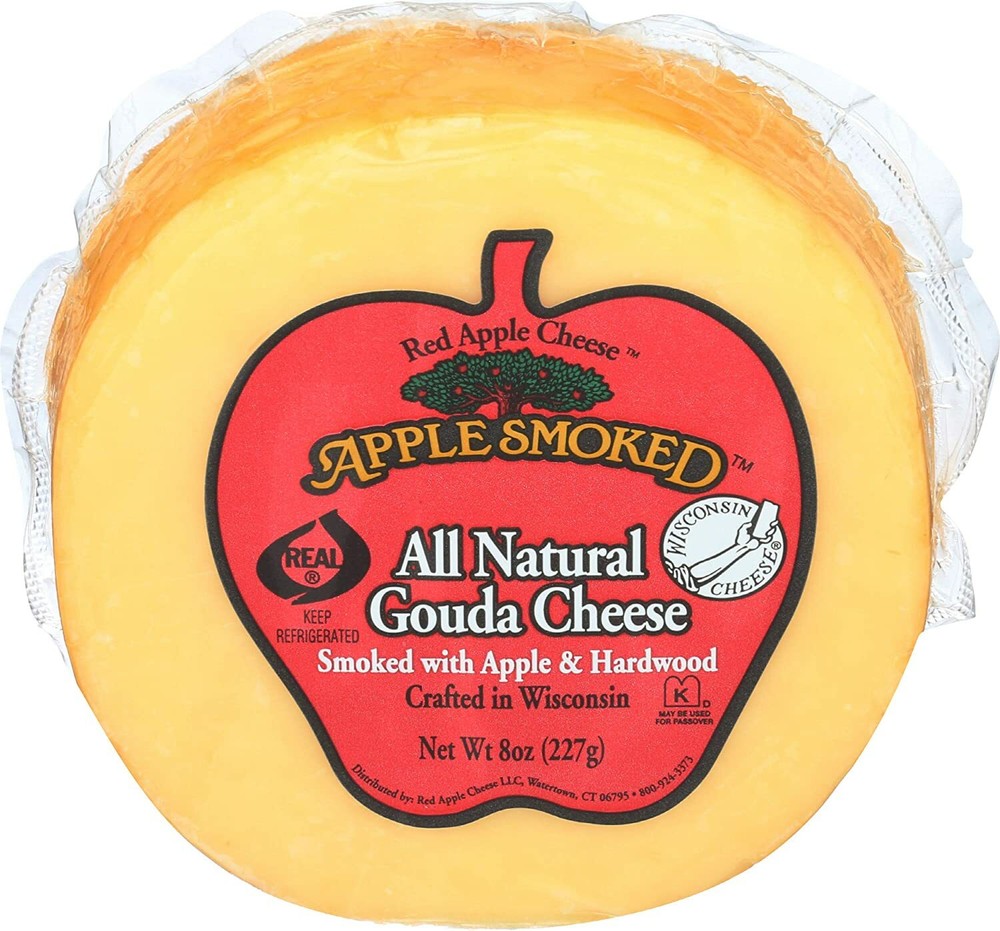 Apple Smoked Cheese Co, Gouda 8 Ounce