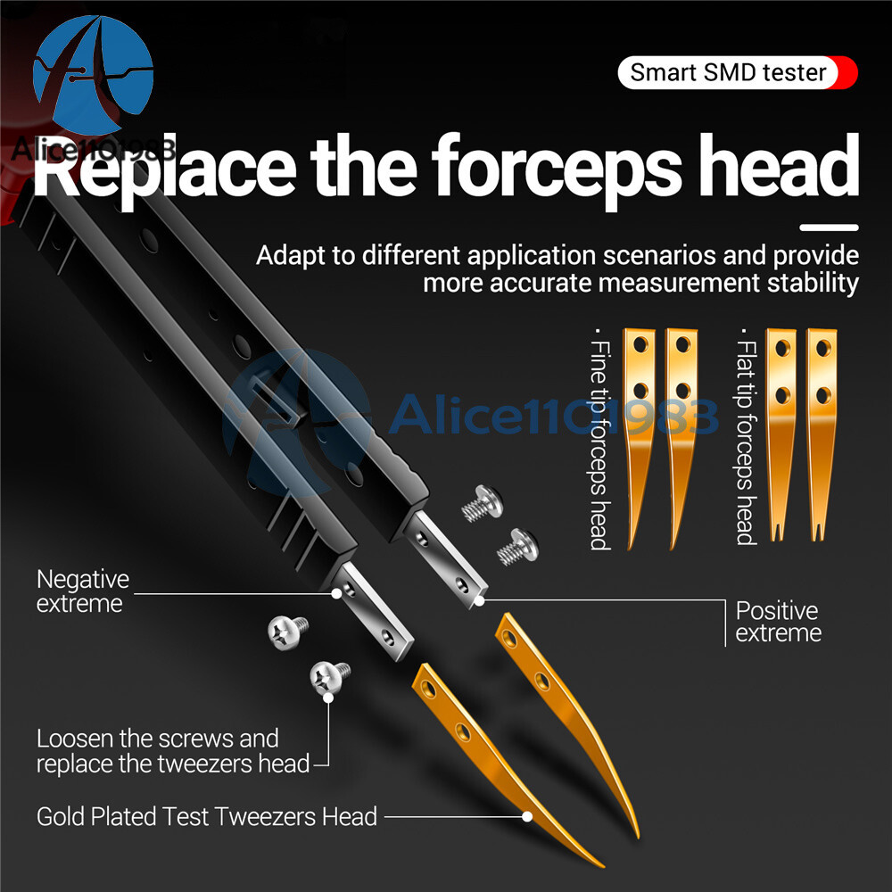 SMD Tester Resistance Capacitance Meter Multimeter Professional Component tester