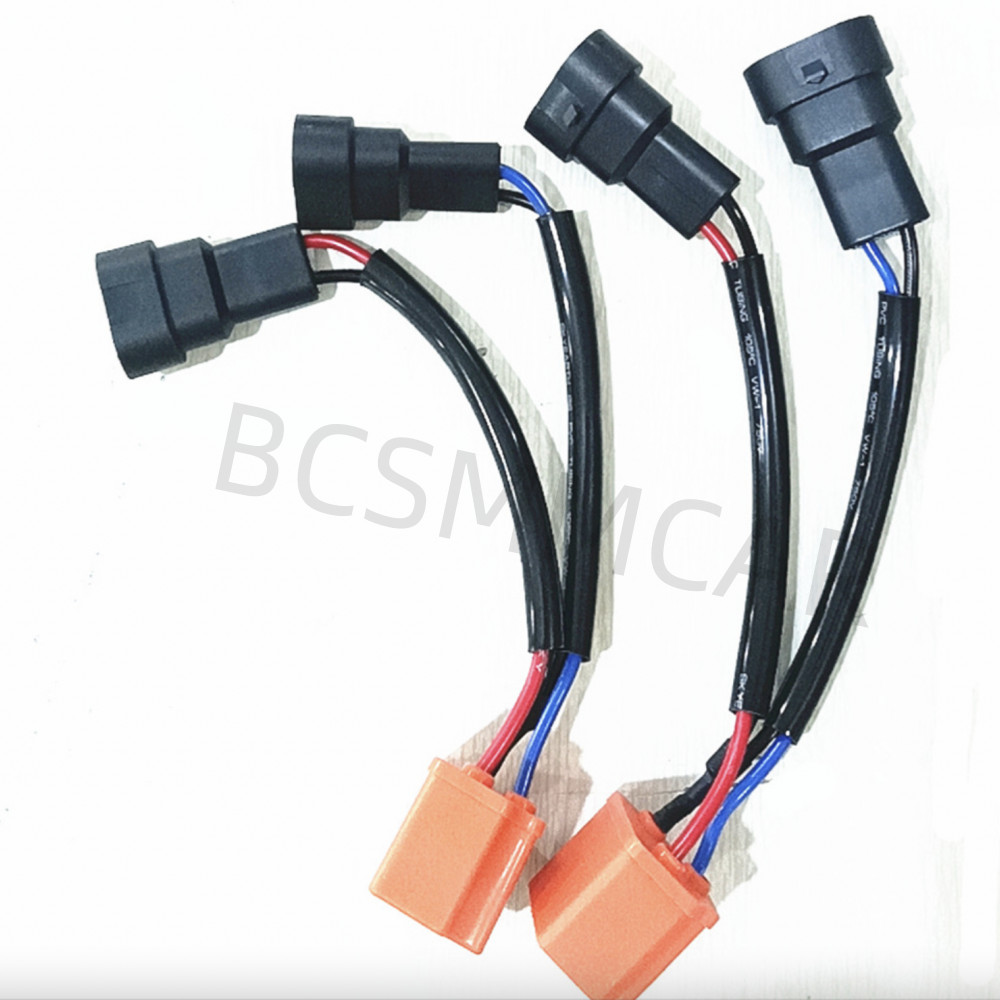 Car 9006 / 9005 to H4 Headlight Bulb Conversion Sockets Harness Plug 100W 2pcs