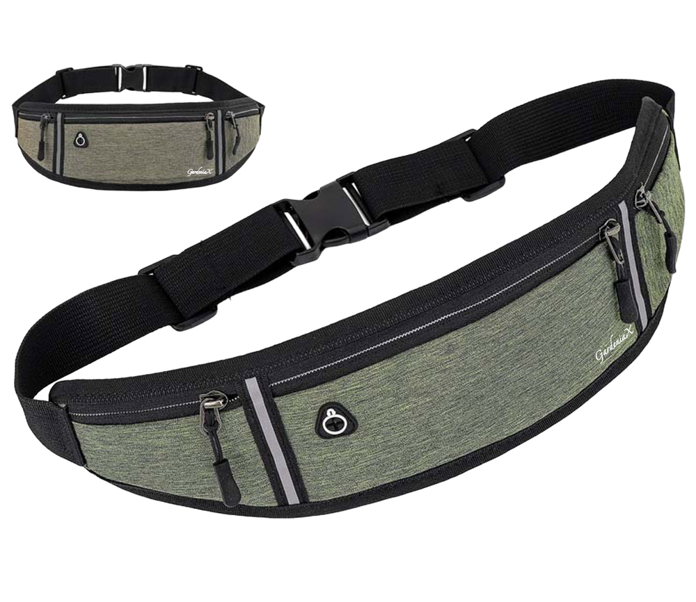 Running belt bag waist pack, thin valuables hidingbelt
