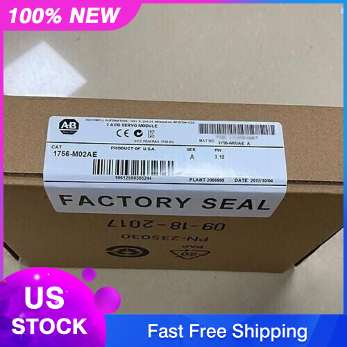 AB 1756-M02AE ControlLogix 2-Axis Analog Servo Module New Sealed 1756M02AE