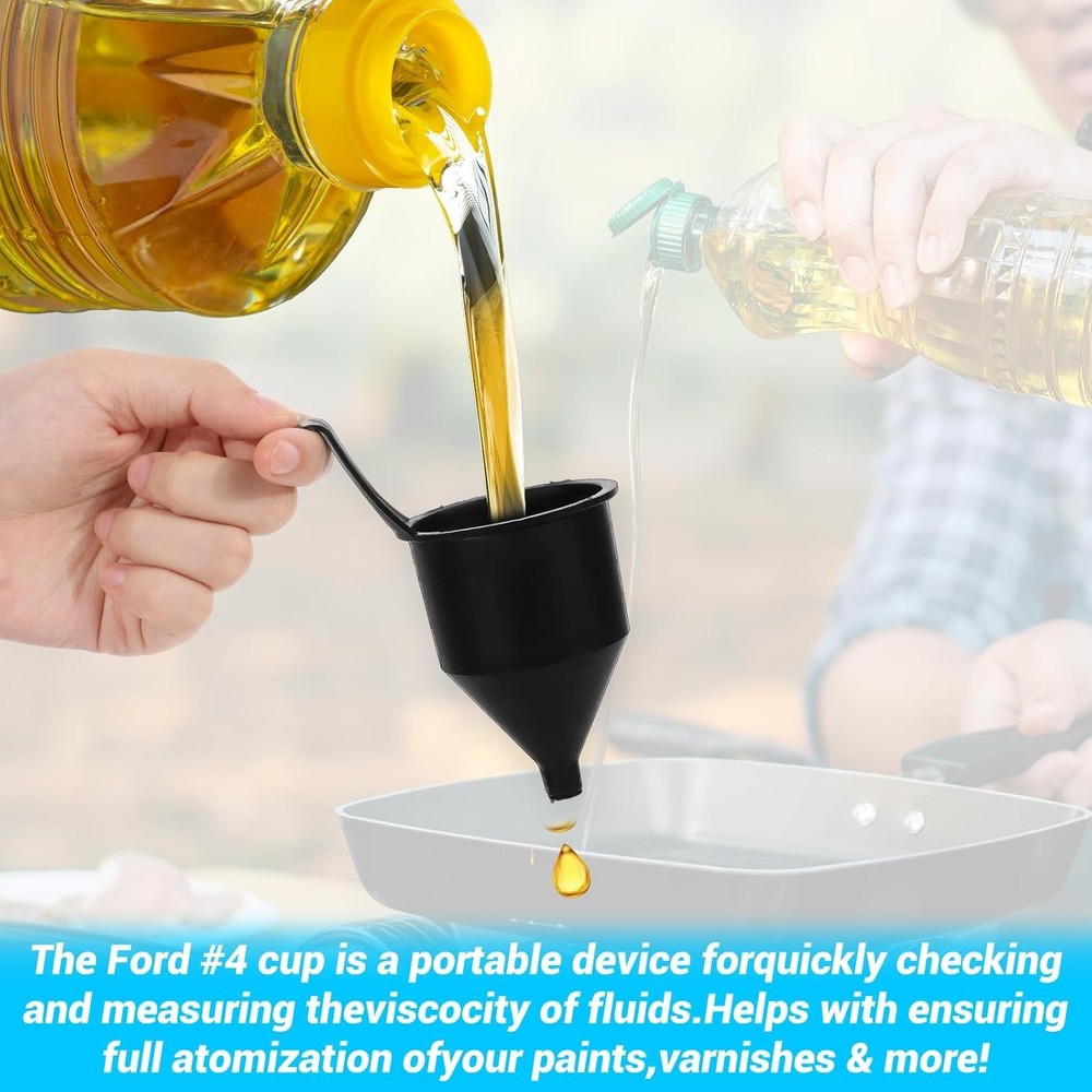 Liquid Consistency Thickness Cup, Viscosity Measuring Cup Measure Paint...